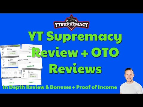 YT Supremacy Review🔥  In Depth Review with bonuses and proof of income | Make Money on YouTube 🔥